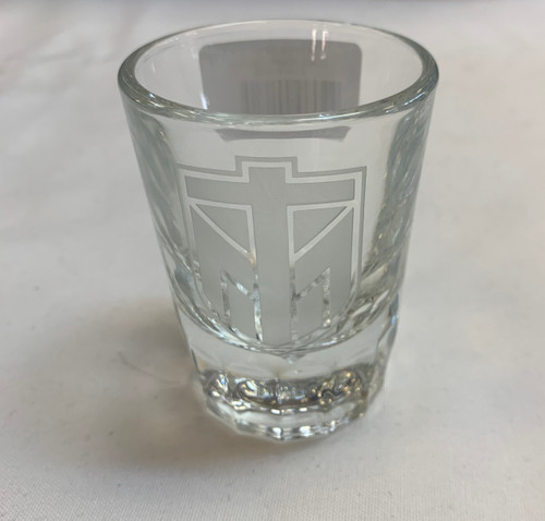 Shield Crystal Shot Glass