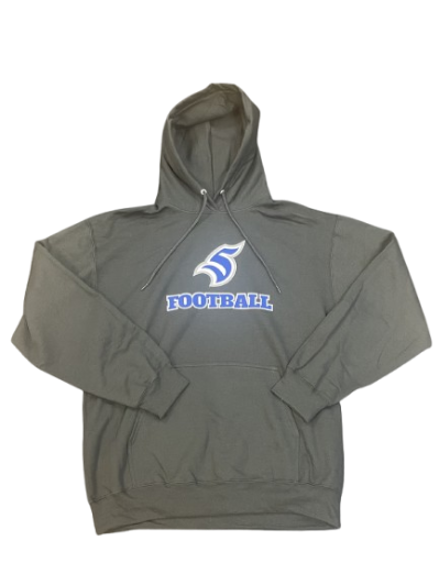 Black S Football Hood
