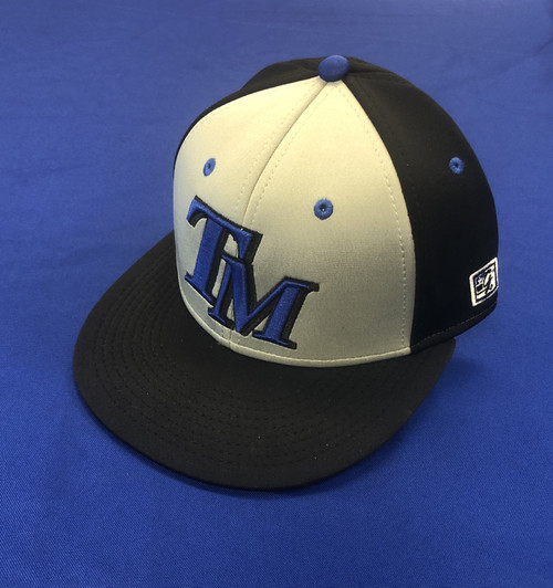 Grey and Blue Zephyr Fitted Hat - The 