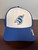 Royal and White Ahead Rubber Hat