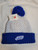 Royal and White Logo Fit Heart Beanie