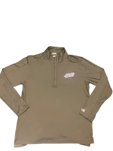 Champion Black Thomas More Saints 1/4 Zip - The More Store