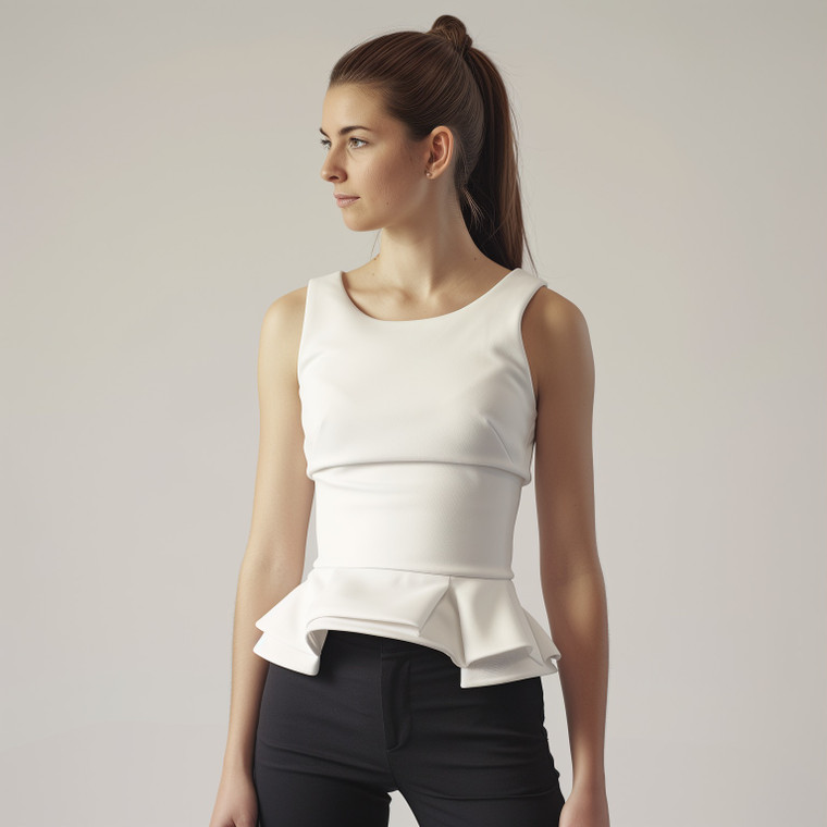 Modern Flair Peplum Top