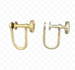 14K E-Wire Screw back