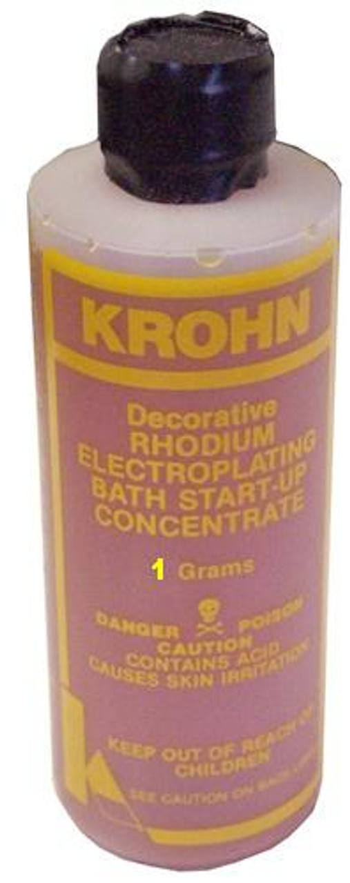 Krohn Rhodium Plating Solution 1 Gram