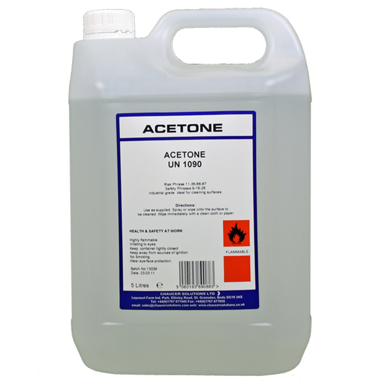 Acetone 1 Gallon (Hazardous)