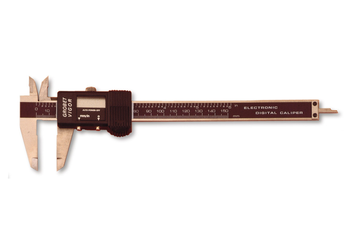 Digital Caliper inches 150mm Precision Micrometer Gauge with Stone  Holding Plate