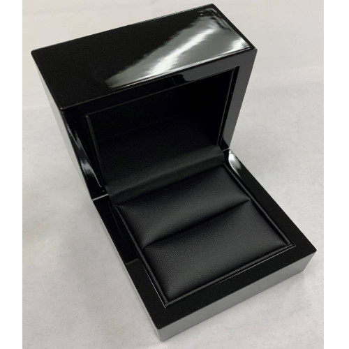 Ring  Wood Box Black Finished