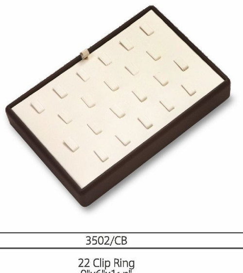 22 Clip Leatherette Tray