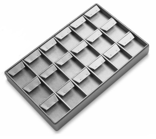 18 Earring Leatherette Tray