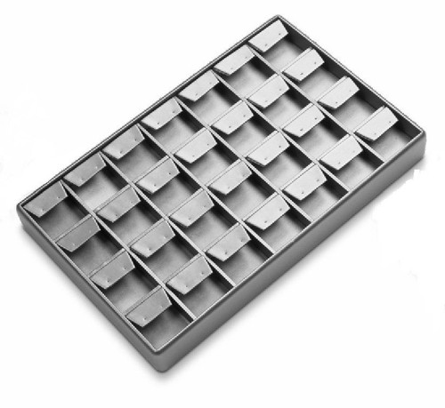 28 Earring Leatherette Tray