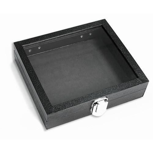 Wood Glass Top Case with Metal Lid (84-1C)