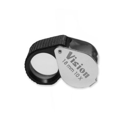 18mm 10X Rubber Grip Round Loupe
