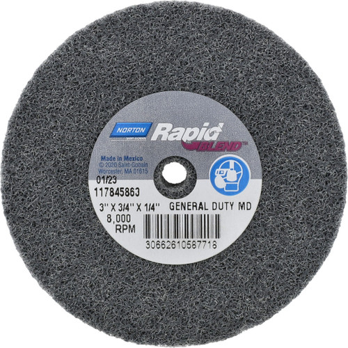 NORTON BEARTEX FINE 3x3/4x1/4 WHEEL