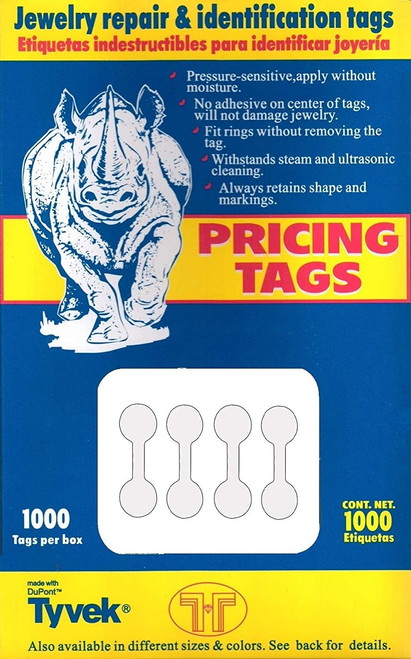Dumbell Tags (Round) SHARK-SKIN