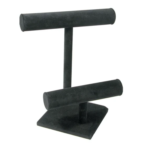 2-Tier Jewelry T-Bar Display Stand 11X10
