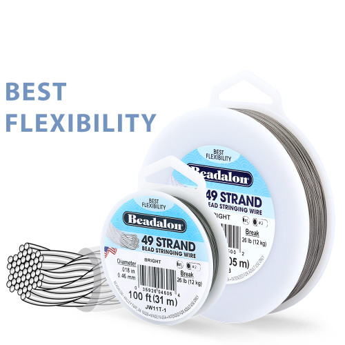 49 Strand  Stainless Steel Bead Stringing Wire