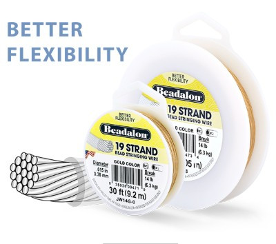 19 Strand Stainless Steel Bead Stringing Wire