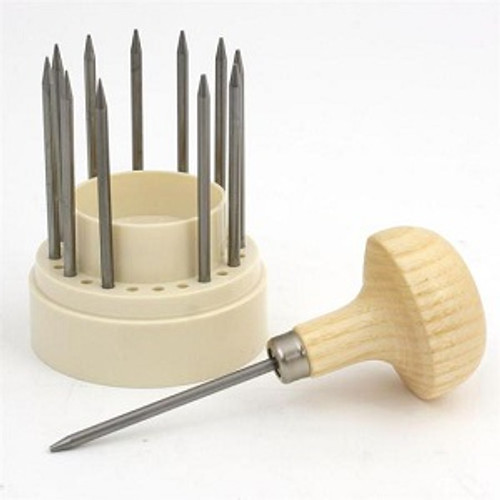 12 pcs Swiss Beading Tools Set With Handle BD-1628