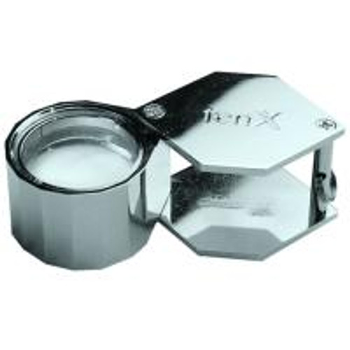 10x Round Triplet Loupe Chrome Plated 21mm
