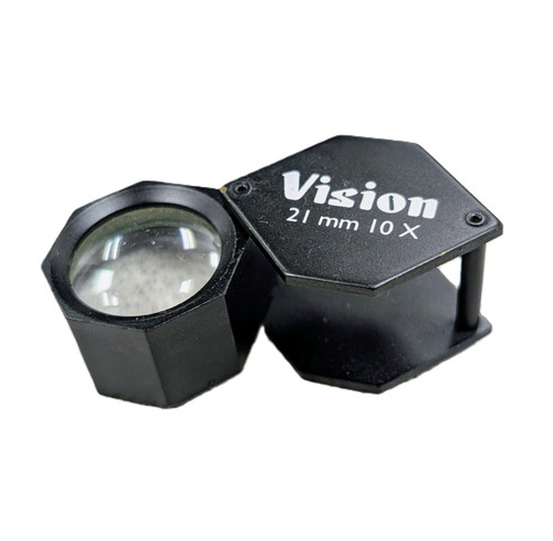 Vision 21mm 10X Black Hex Loupe