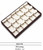 18 Earring Leatherette Tray