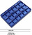 18 Earring Leatherette Tray