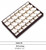 28 Earring Leatherette Tray