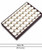 45 Earring Leatherette Tray
