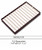 12 Bracelet Leatherette Tray
