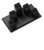 5 Ring Slot Stand Leatherette Display  7 1/2"x 2 1/4"x 3 1/2"