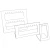 3 Piece Clear Acrylic Jewelry Earring Display Set