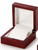 Earring-Pendant Wood Box Cherry Red Finished  