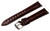12mm Dark Brown Unisex Genuine Leather Watch Strap