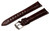 16mm Dark Brown Unisex Genuine Leather Watch Strap