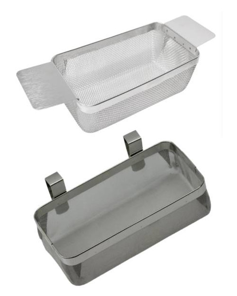 Ultrasonic Cleaning  Basket Extra Fine Mesh  (Large) 4" X 8"