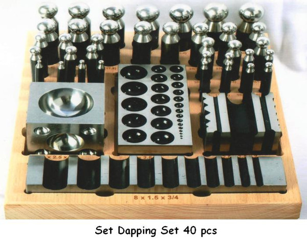 40 Pieces Jumbo Dapping Punch Set