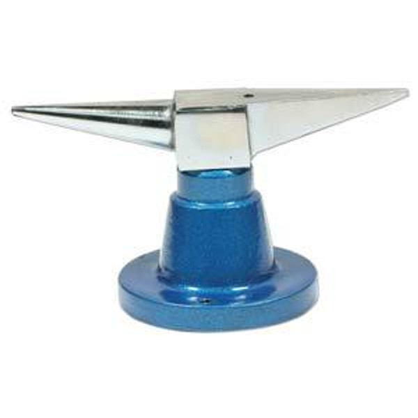 Double Horn Anvil With Heavy Round Base