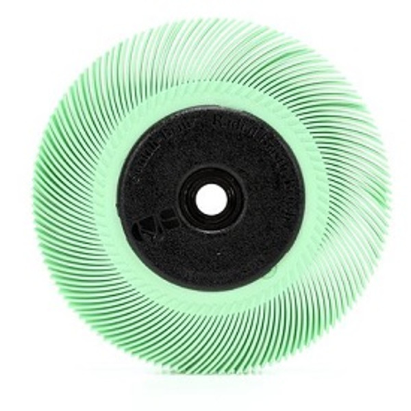 3M Lt GreenRadial Bristle DIsc 3/4" 1 Micron