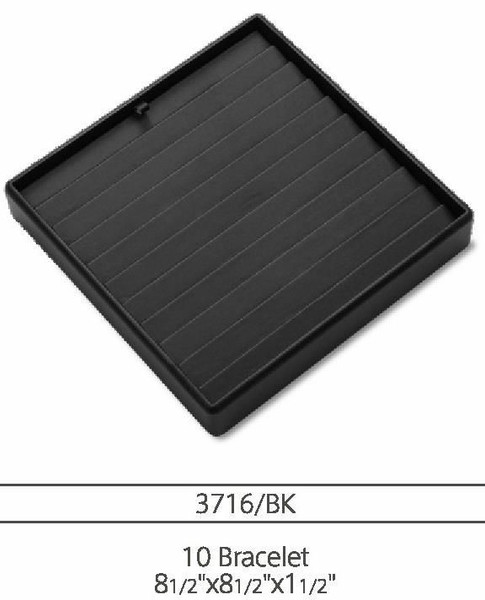 10 Bracelet  Leatherette Tray