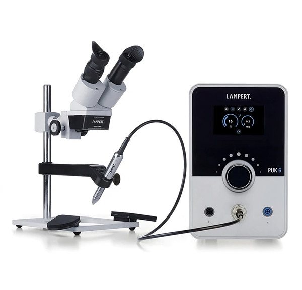 PUK6 with SM6 Microscope, Argon Gas Regulator & Electrode sharpener