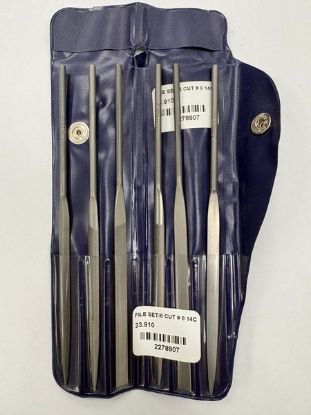 FILE SET/6 CUT # 0 14CM FILE SET/6 CUT # 0 14CM