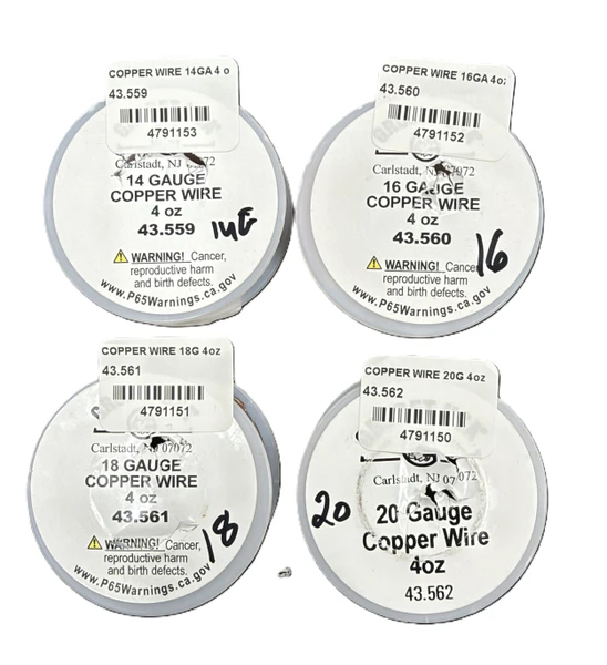 COPPER WIRE ROUND 4 Oz