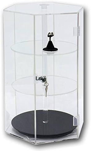 Clear Acrylic Rotating  Display Case