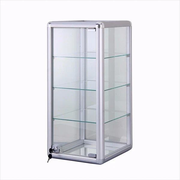 COUNTER TOP ALUMINUM DISPLAY CASES