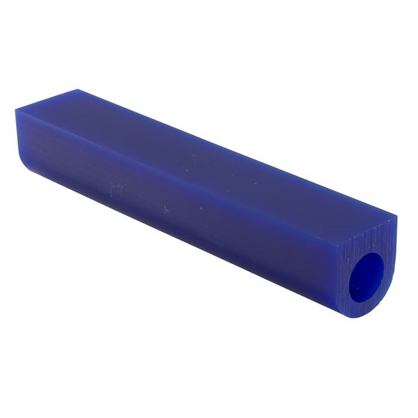 Matt Wax Ring Tubes 1-1/8H X 1-1/8W Flat Top With Hole Blue