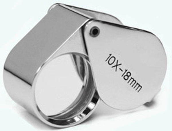 18mm 10X Chrome Round Loupe