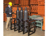 Gas Cylinder Barricade Rack, 8 Cylinder Capacity, 4 Wide By 2 Deep