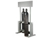 Gas Cylinder Process Stand, 6 Cylinder Capacity, Back-To-Back, Steel