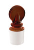 Borosil Amber Solid Penny Head Glass Stopper 45/40